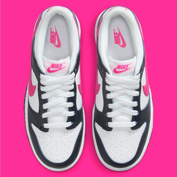 Nike Dunk Low Dark Obsidian "Fierce Pink" Big Kids - Picture 3 of 6